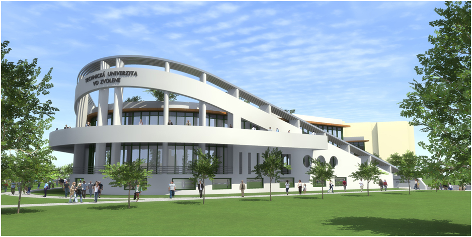 Návrh a projekt Revitalizácia Športovej haly na vedecké centrum TU vo Zvolene
